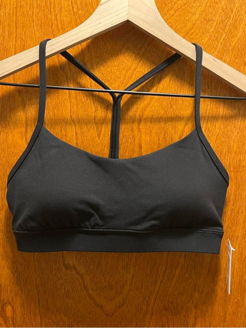 NWT Lululemon Flow Y Nulu Black Bra
